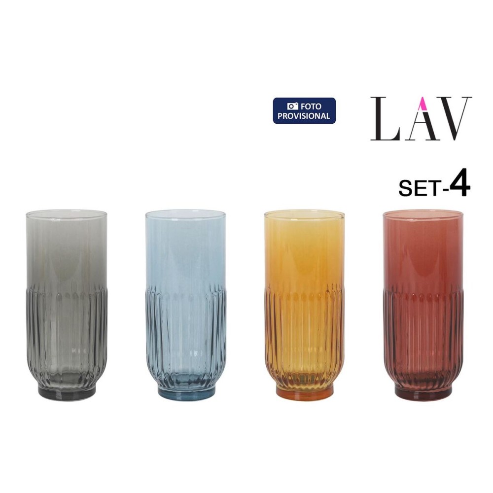 Set of glasses LAV TOKYO 4 Pieces (6 Units)