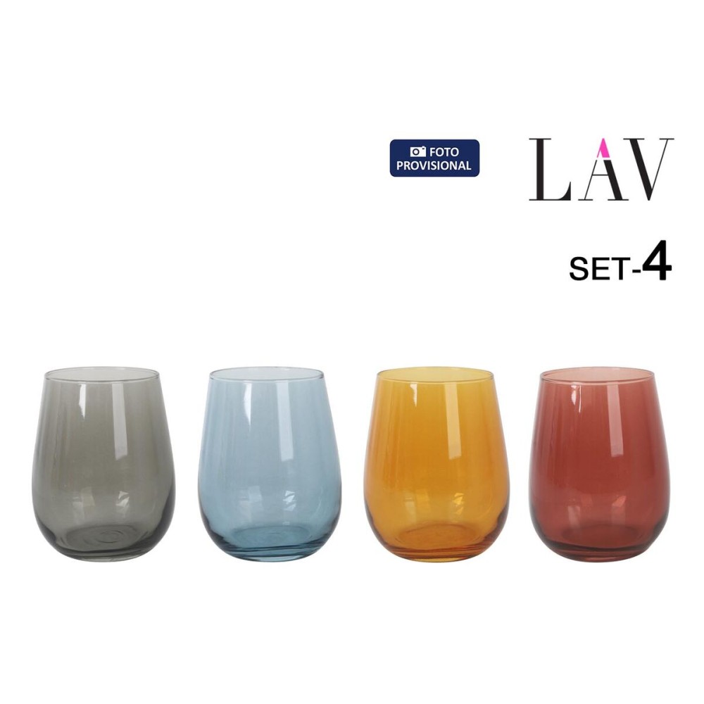 Set of glasses LAV GAIA 4 Pieces (6 Units)