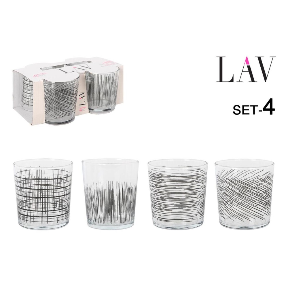 Beer Glass LAV BDG386UB4046 345 ml 4 Pieces (6 Units)