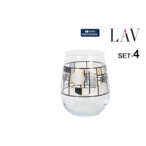 Set of glasses LAV GAIA 4 Pieces (6 Units)