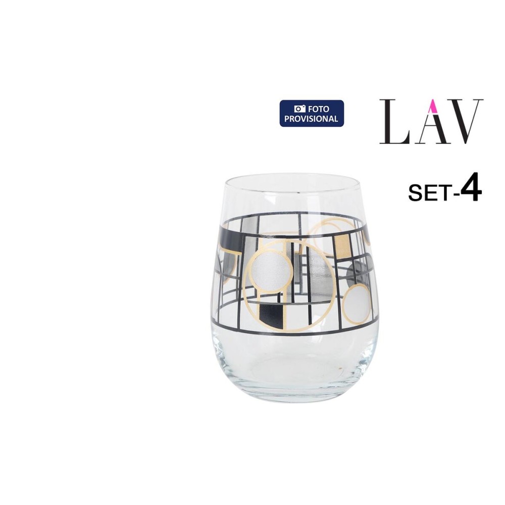 Set of glasses LAV GAIA 4 Pieces (6 Units)