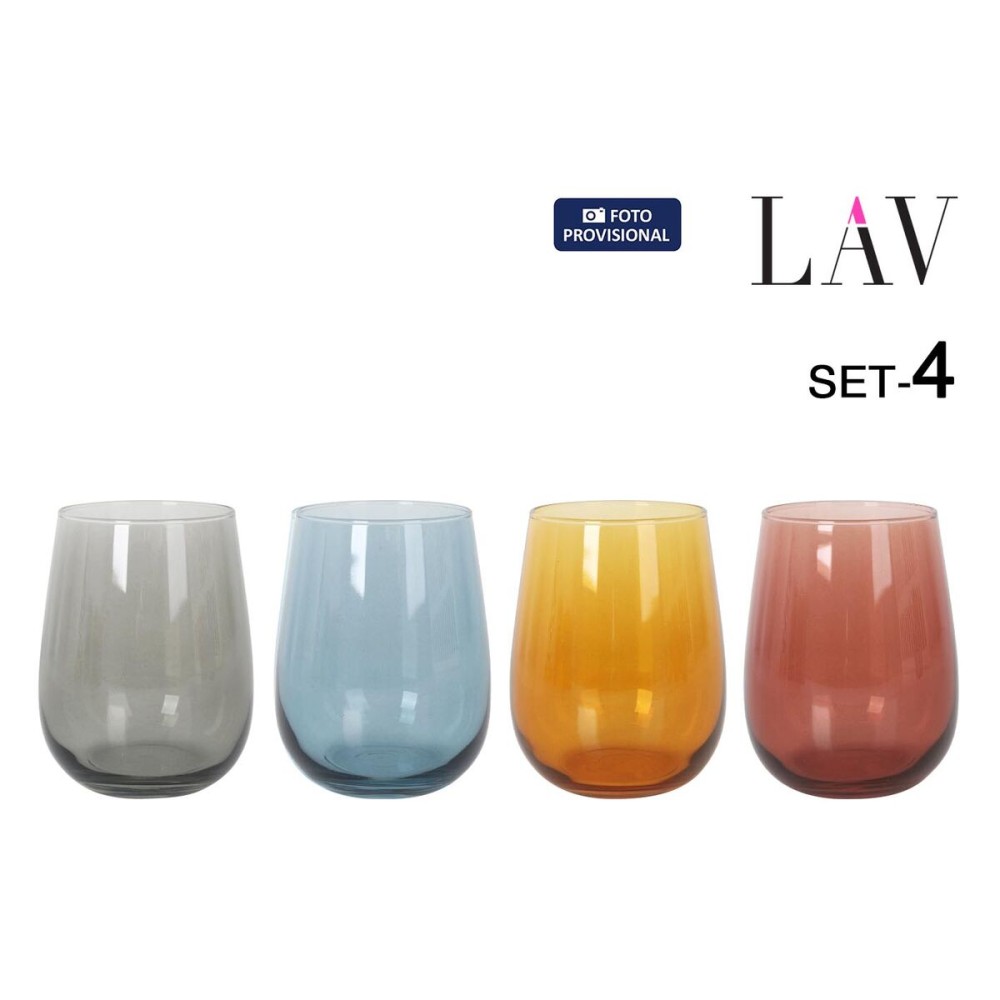 Set of glasses LAV GAIA 4 Pieces (6 Units)