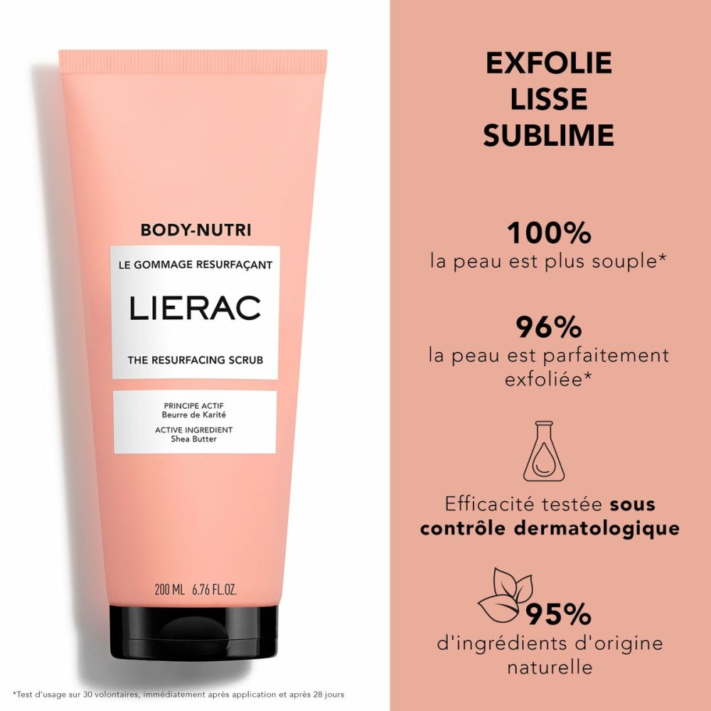 Exfoliant corps Lierac BODY-NUTRI 200 ml Régénérant