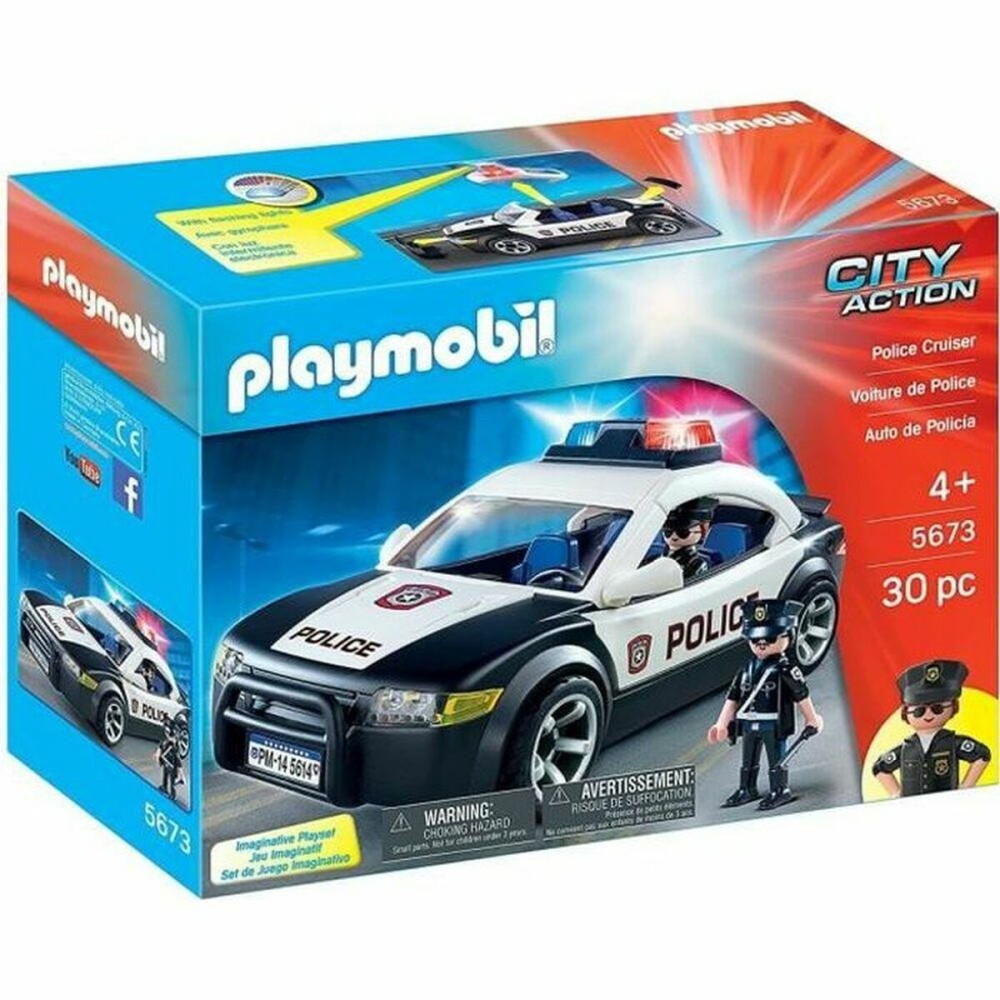 Playset Playmobil Voiture de police