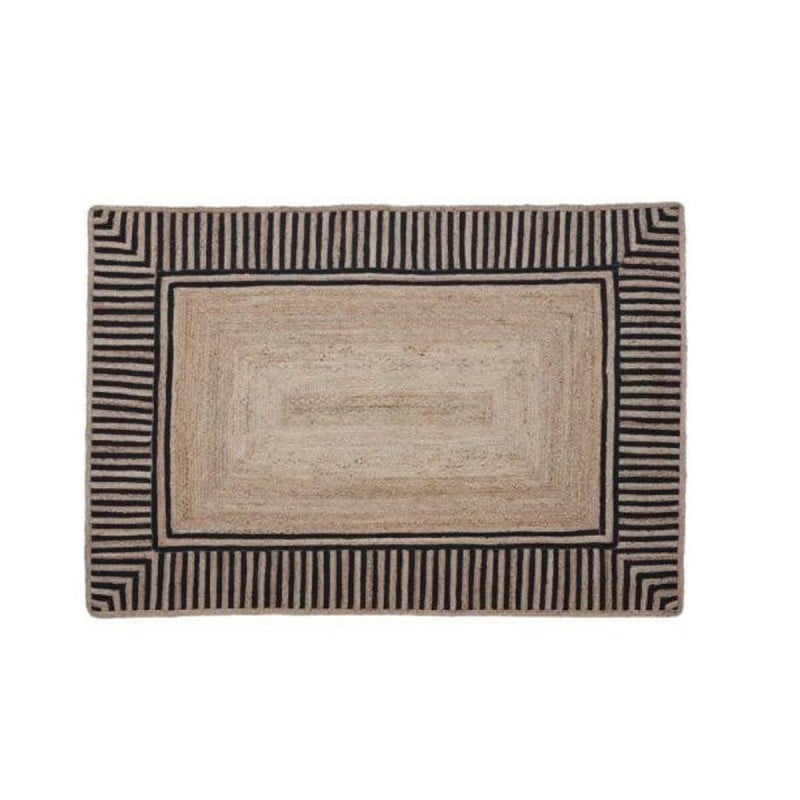 Tapis Romimex Noir Naturel 160 x 230 x 2 cm