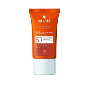 Sun Protection with Colour Rilastil Sun System Spf 50+ (50 ml)