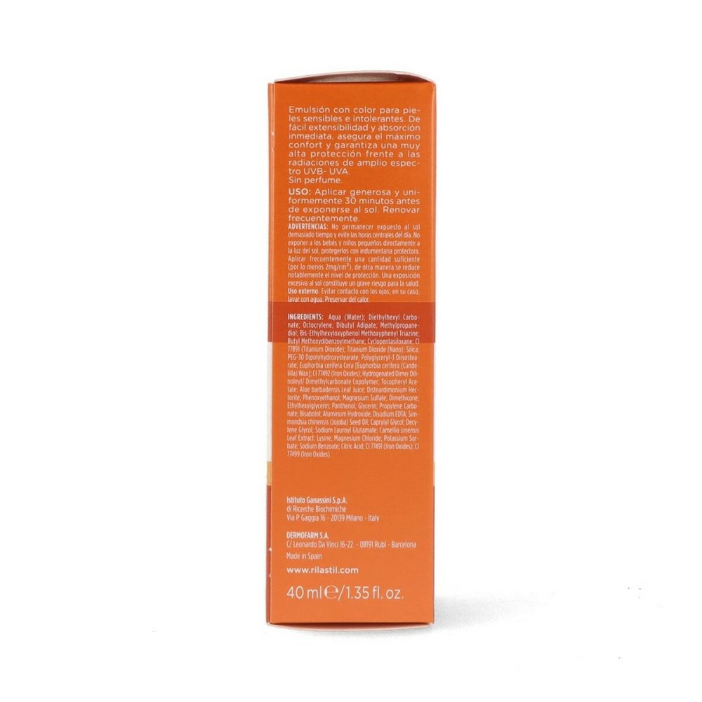 Sun Protection with Colour Rilastil Sun System Spf 50+ (50 ml)