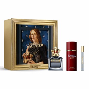 Women's Perfume Set Jean Paul Gaultier SCANDAL POUR HOMME EDT 3 Pieces