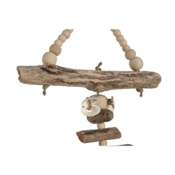 Figurine Décorative Home ESPRIT Naturel 26 x 3 x 46 cm (2 Unités)