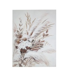 Cadre Huile Romimex Toile Fleurs 90 x 120 x 4 cm