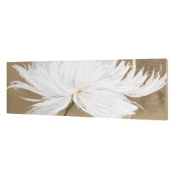 Cadre Huile Romimex Toile Fleurs 150 x 50 x 4 cm