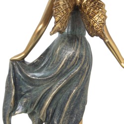 Deko-Figur Alexandra House Living Gold Acryl Kunststoff Melamine Fee