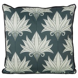 Cushion Alexandra House Living Green Velvet Textile 45 x 45 cm