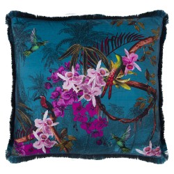 Cushion Alexandra House Living Velvet Textile 45 x 45 cm