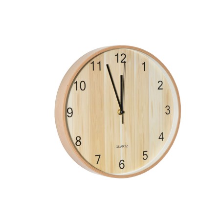 Horloge Murale Romimex Beige Plastique 30 x 30 x 2 cm