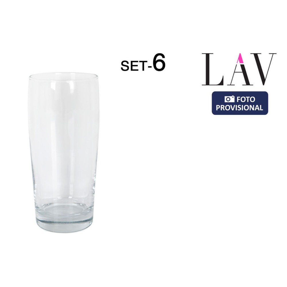 Set of glasses LAV 6 Pieces (4 Units)