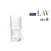 Set of glasses LAV Helen 0,52 l 6 Pieces (8 Units)