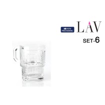 Set of glasses LAV Helen 6 Pieces (8 Units)