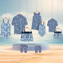 Maillot de bain enfant Stitch Bleu clair