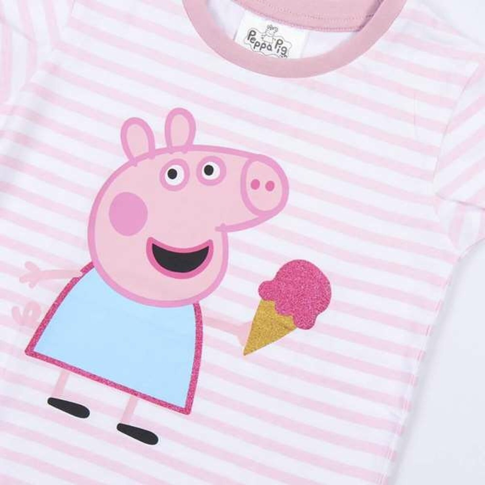 T shirt à manches courtes Enfant Peppa Pig Rose 6 Ans