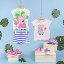 T shirt à manches courtes Enfant Peppa Pig Rose 6 Ans