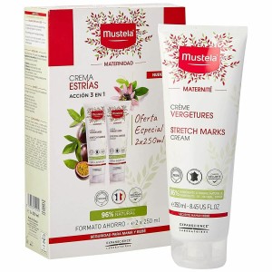 Lotion corporelle anti-vergetures Mustela 48623 3-en-1 250 ml (2 x 250 ml)