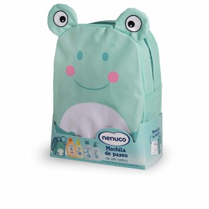Ensemble de Bain Pour Bébé Nenuco Mochila Ranita Lote Grenouille 4 Pièces