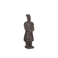 Decorative Figure Romimex Brown Warrior 18 x 54 x 18 cm