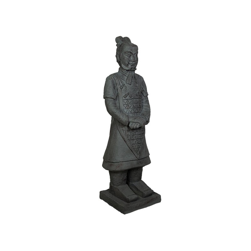 Decorative Figure Romimex Grey Warrior 33 x 123 x 39 cm