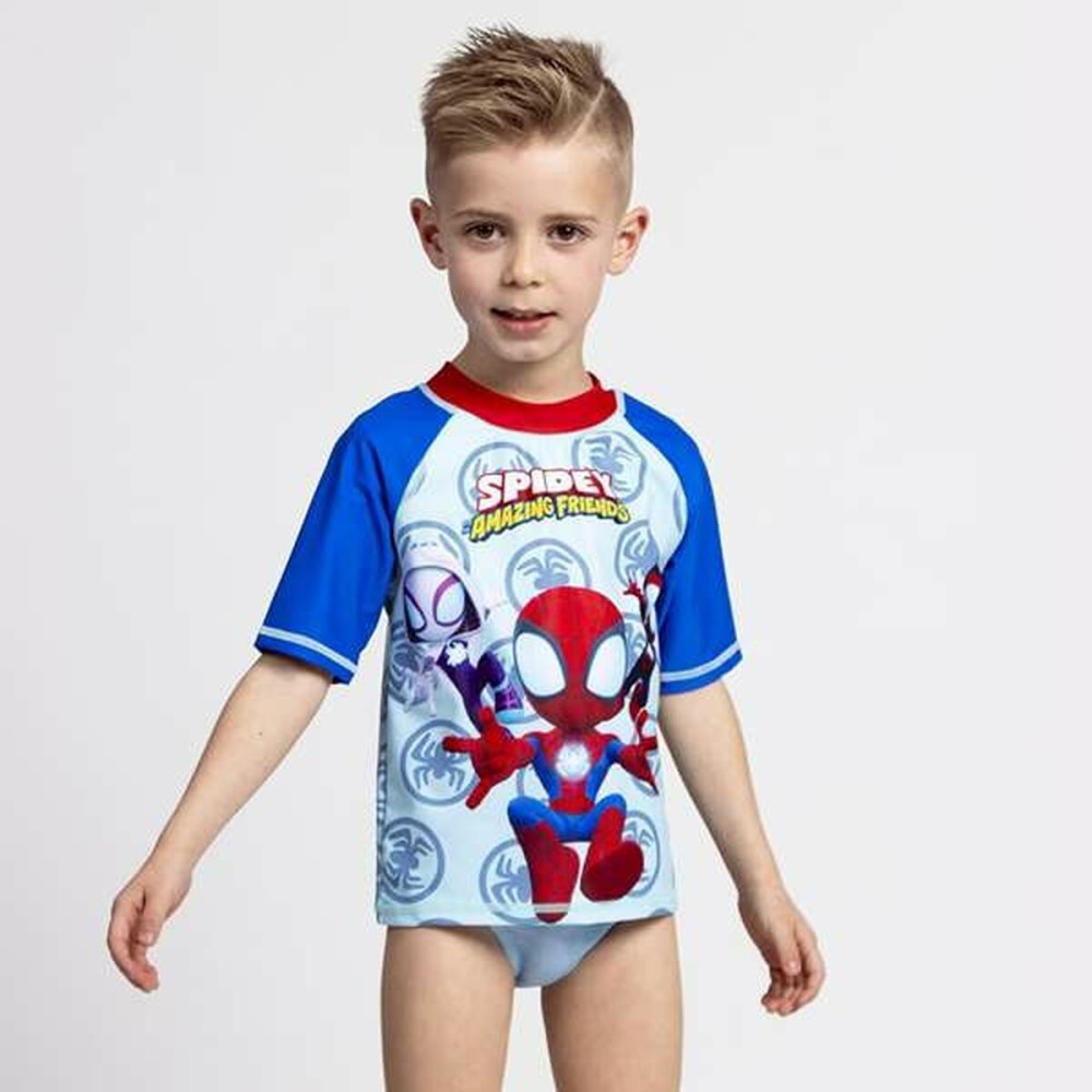 T-Shirt de Bain Spidey Rouge