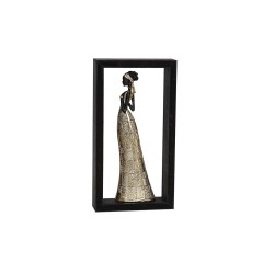 Decorative Figure Romimex Brown Lady 17 x 32 x 6 cm