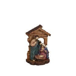 Christmas nativity set Romimex Multicolour Resin 15 x 25 x 12 cm