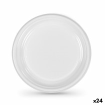 Service de vaisselle Algon Plastique 20,5 cm 20,5 x 2 cm 12 Pièces (24 Unités)