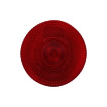 Flacher Teller Alfares Alfares Rot Glas Ø 31 cm (6 Stück)