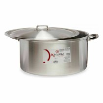Casserole avec Couvercle Kinvara 100015 Argenté 53 x 24 x 43 cm (3 Unités)