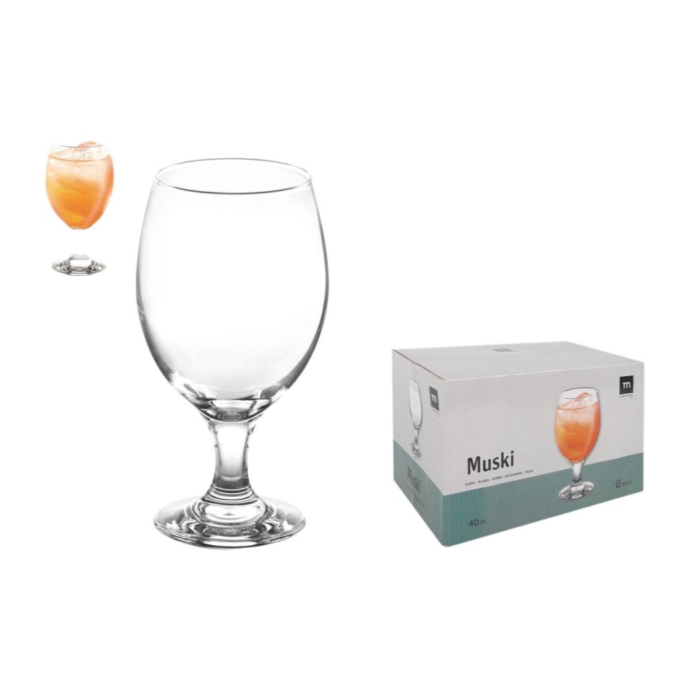 Gläsersatz La Mediterránea MUSKI 0,4 l 6 Stücke (4 Stück)