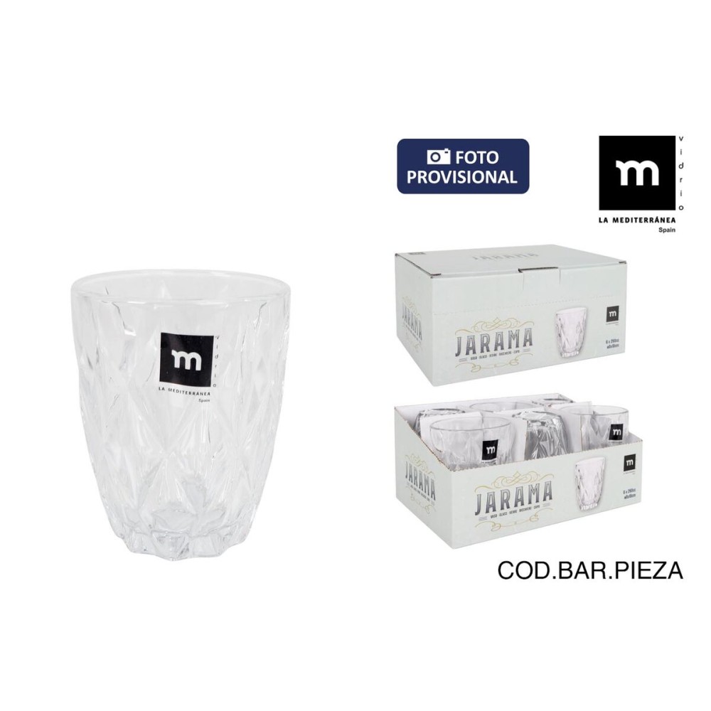 Verre d'eau La Mediterránea Jarama (48 Unités)
