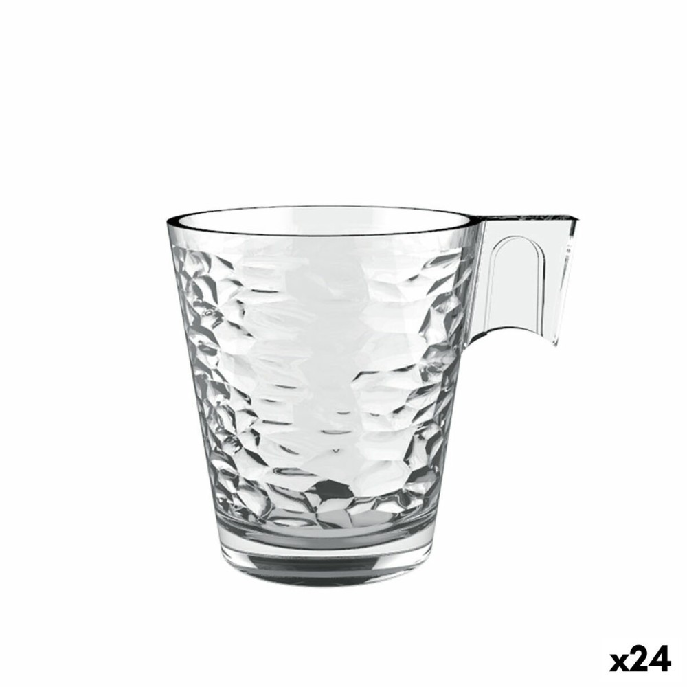 Set of Mugs La Mediterránea Napoli abstracto 3 Pieces (24 Units)