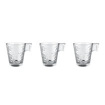 Set of Mugs La Mediterránea Napoli abstracto 3 Pieces (24 Units)