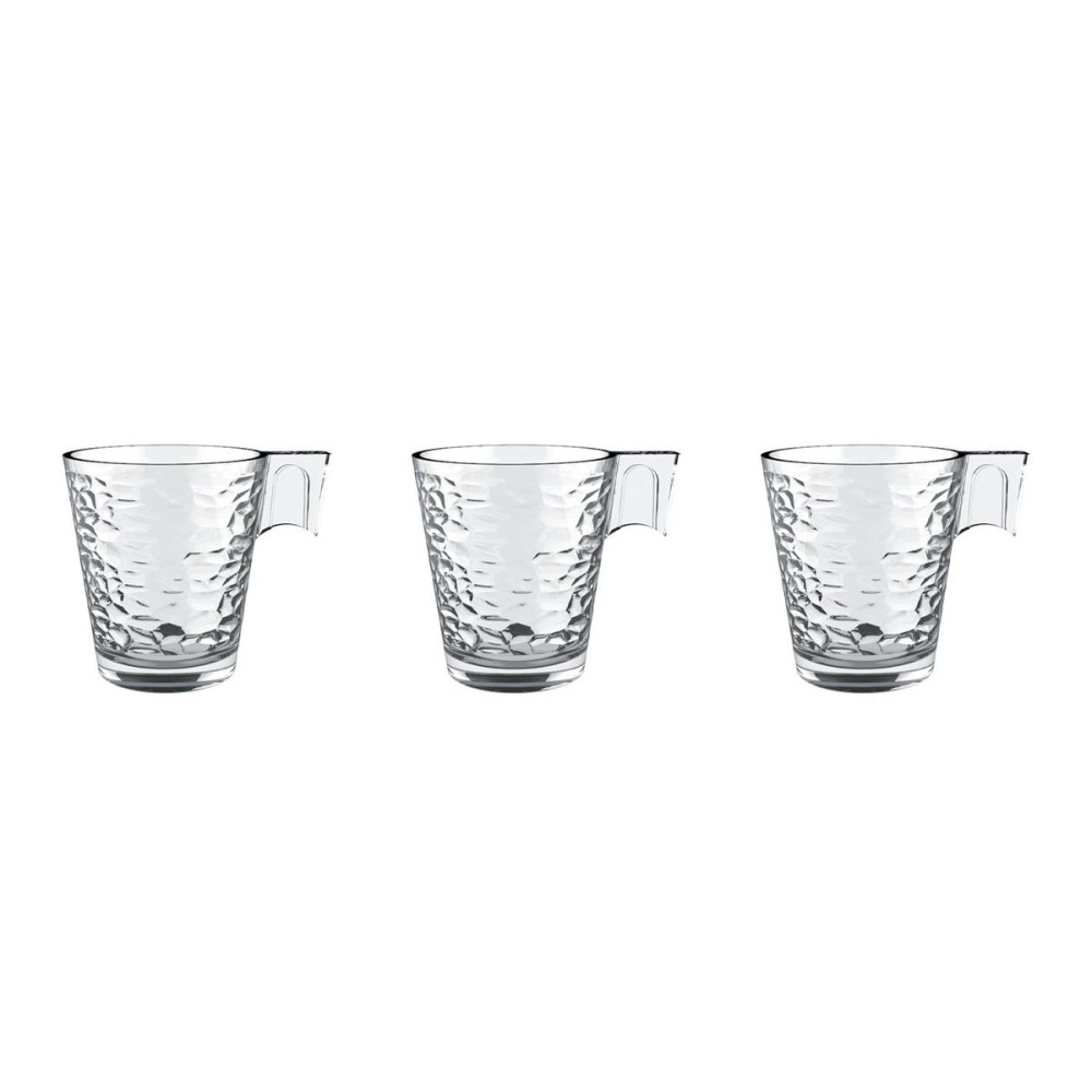 Set of Mugs La Mediterránea Napoli abstracto 3 Pieces (24 Units)