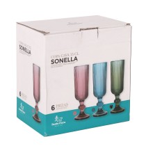 Champagne glass Santa Clara Sonella Green (36 Units)