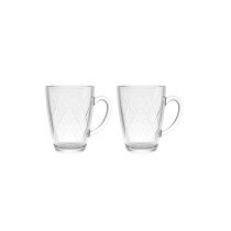Set of Mugs La Mediterránea Naira 2 Pieces (36 Units)