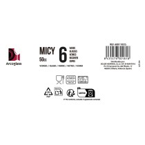 Ensemble de Verres à Liqueur La Mediterránea Micy 6 Pièces (36 Unités)