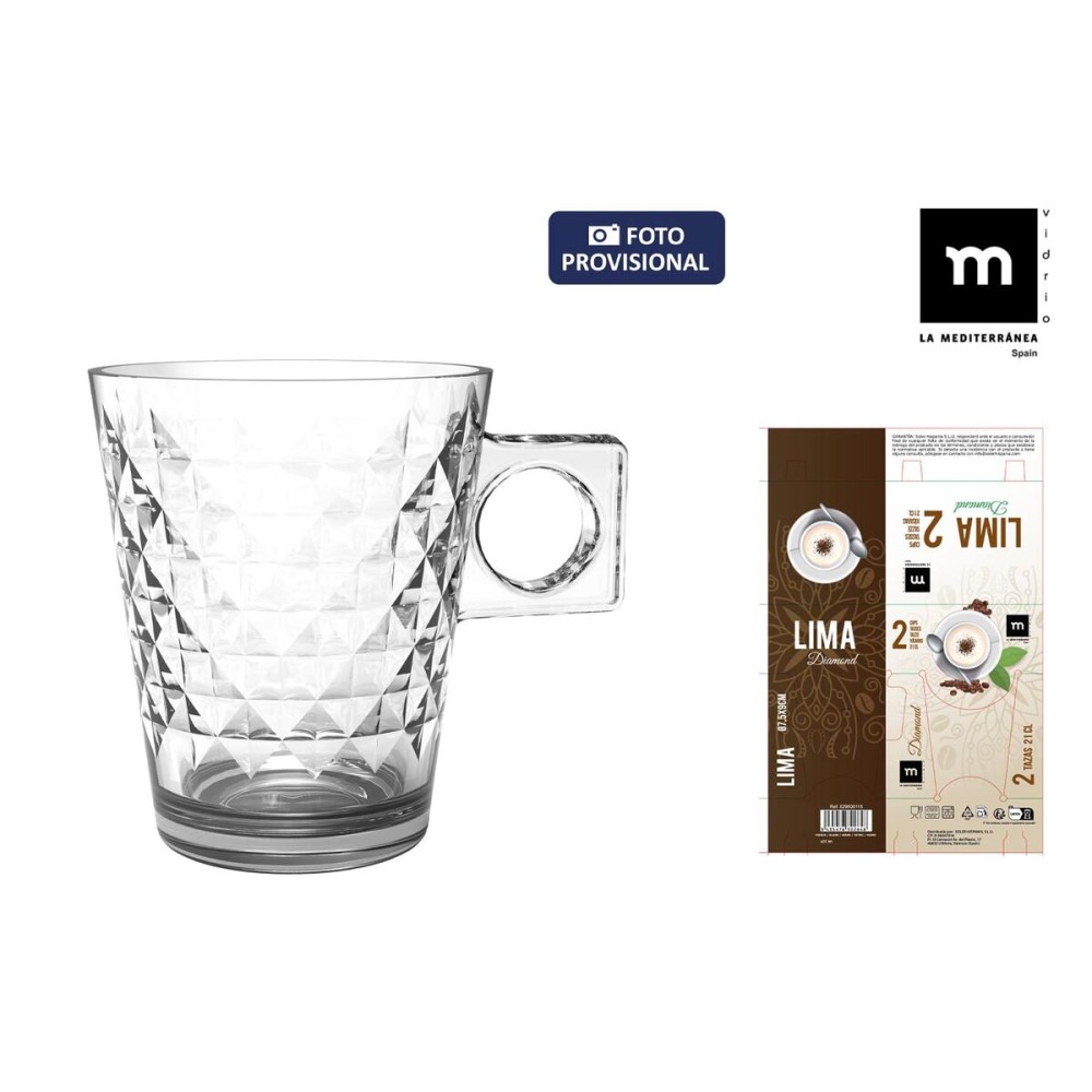 Tassensatz La Mediterránea Lima diamond 2 Stücke (36 Stück)