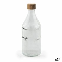 Bouteille en Verre La Mediterránea Métal verre 1 L (24 Unités)