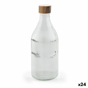 Bouteille en Verre La Mediterránea Métal verre 1 L (24 Unités)