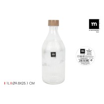 Bouteille en Verre La Mediterránea Métal verre 1 L (24 Unités)