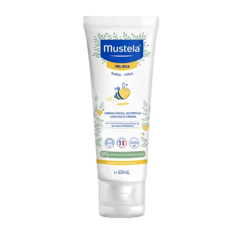 Crème visage nourrissante Mustela Cold Cream Enfants Bébés (40 ml)