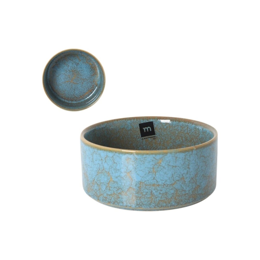 Schüssel La Mediterránea Scratch blue 15,6 x 6,8 cm (12 Stück)