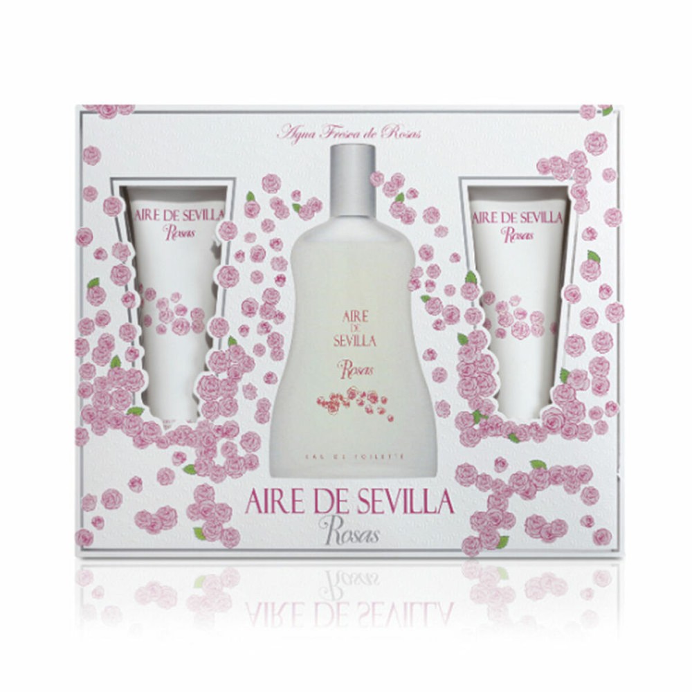 Set mit Damenparfüm Aire de Sevilla ROSAS 3 Stücke